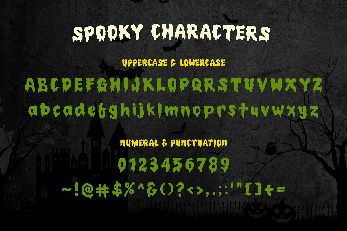 Spooky Land - A Display Font, a Sans Serif Font by Boediman (Photo 7 of 7)