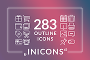 Inicons icon set, an Outline Icon by colomolo (Thumbnail 1 of 2)