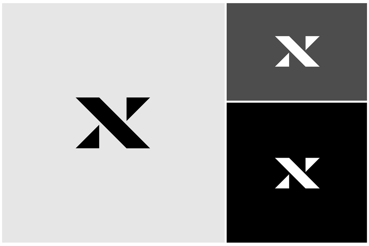 Letter X Geometric Abstract Logo, a Branding & Logo Template by ika trisiana (Photo 1 of 2)
