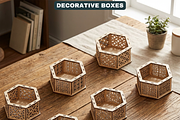 Decorative Hexagon Box Laser Cut SVG, a Graphic by AtacanDigital (Thumbnail 6 of 8)