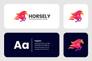 Gradient Modern Horse Logo Design, a Branding & Logo Template by Artnivora.Std (Thumbnail 2 of 3)