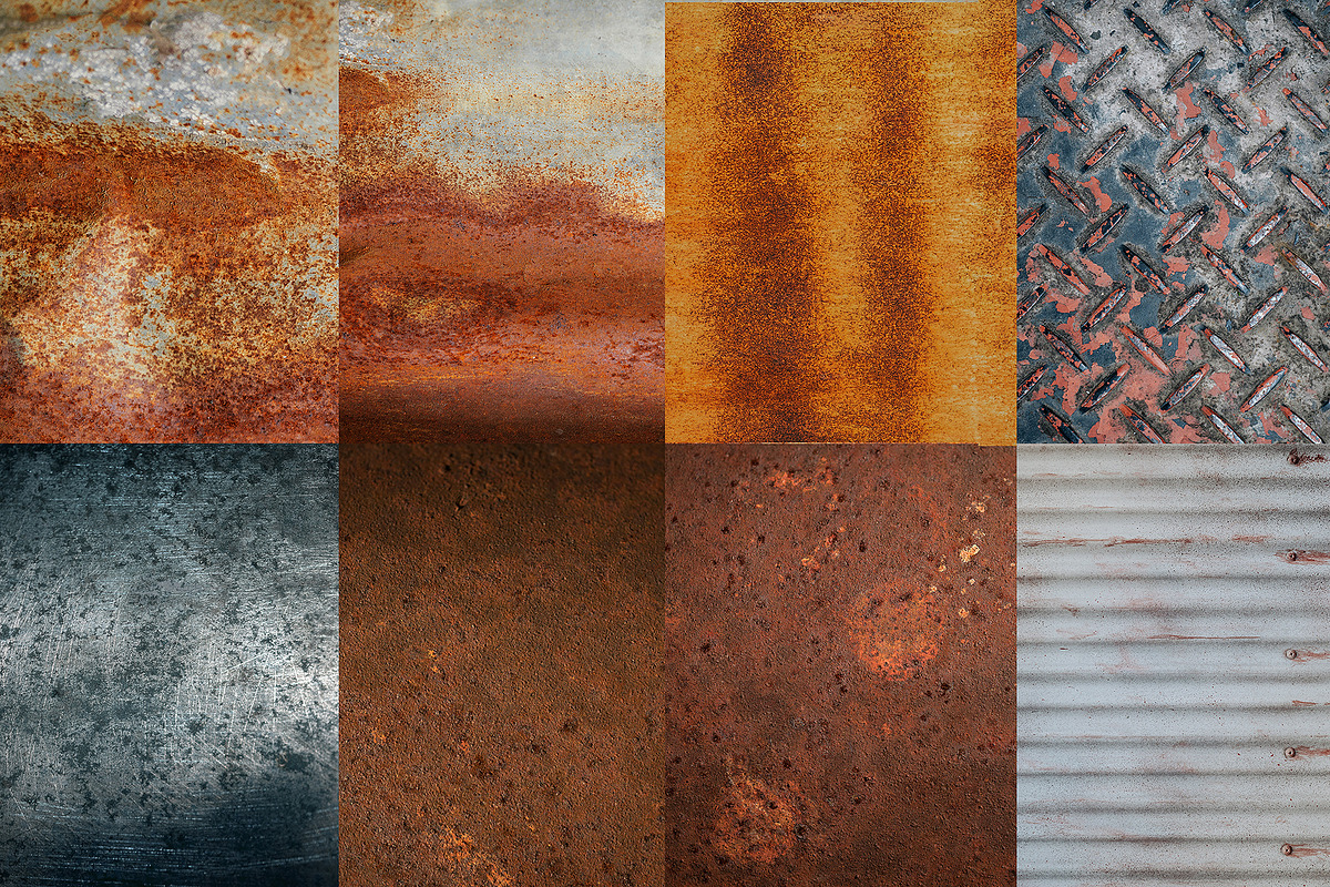80+Rust & metal texture background03, a Texture Graphic by photo3idea (Photo 2 of 5)