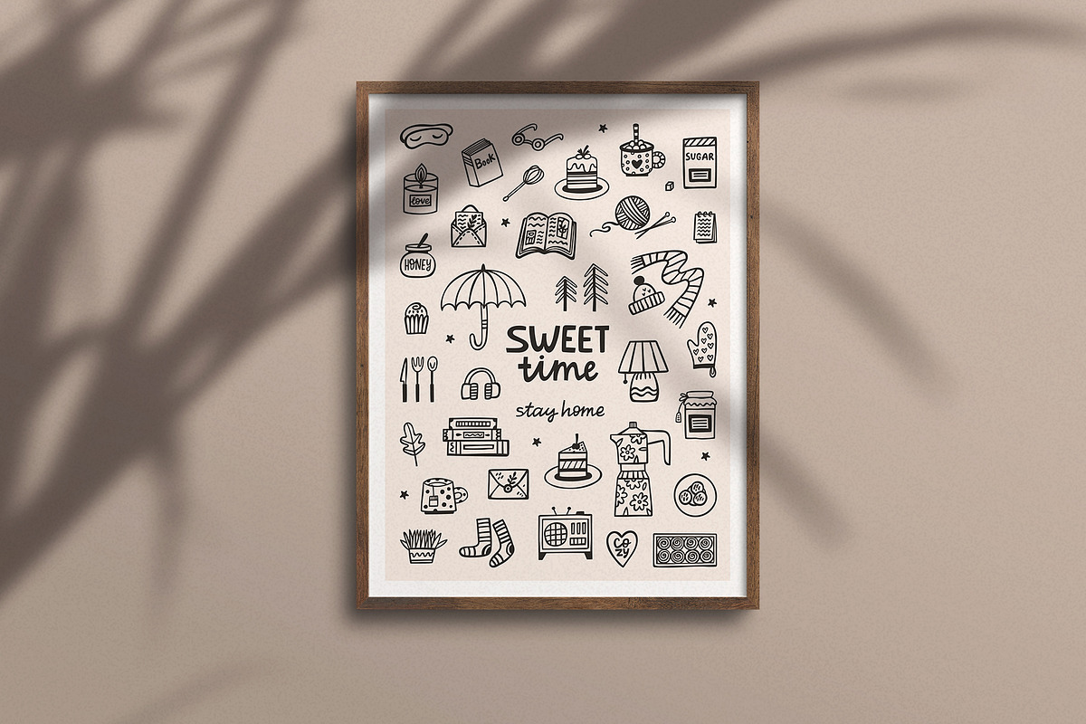 Hygge graphic elements, an Object Illustration by piyacler (Photo 7 of 8)