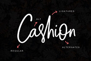 Cashion Script, a Script Font by Emtheen Std. (Thumbnail 6 of 10)