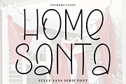 Home Santa, a Sans Serif Font by FreshTypeINK (Thumbnail 1 of 8)