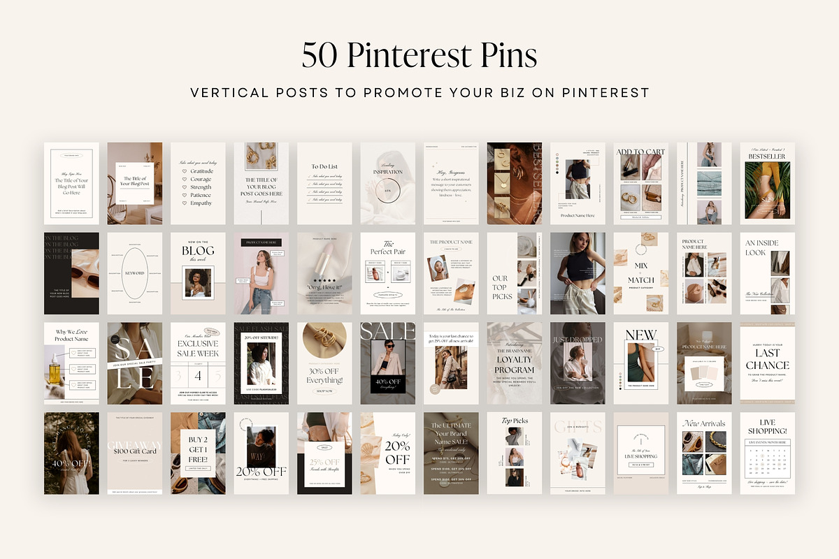 Ecommerce Shop Template Pack | Canva, a Design Template by Fourteen Creative Co. (Photo 10 of 14)