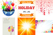 Birthday, Carnival, Christmas Decor, a Decorative Illustration by TAlex (Thumbnail 1 of 6)