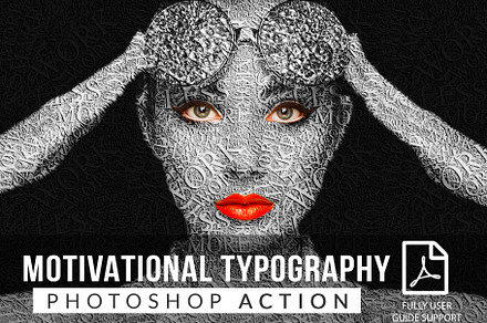 Motivational Typography Photoshop Ac