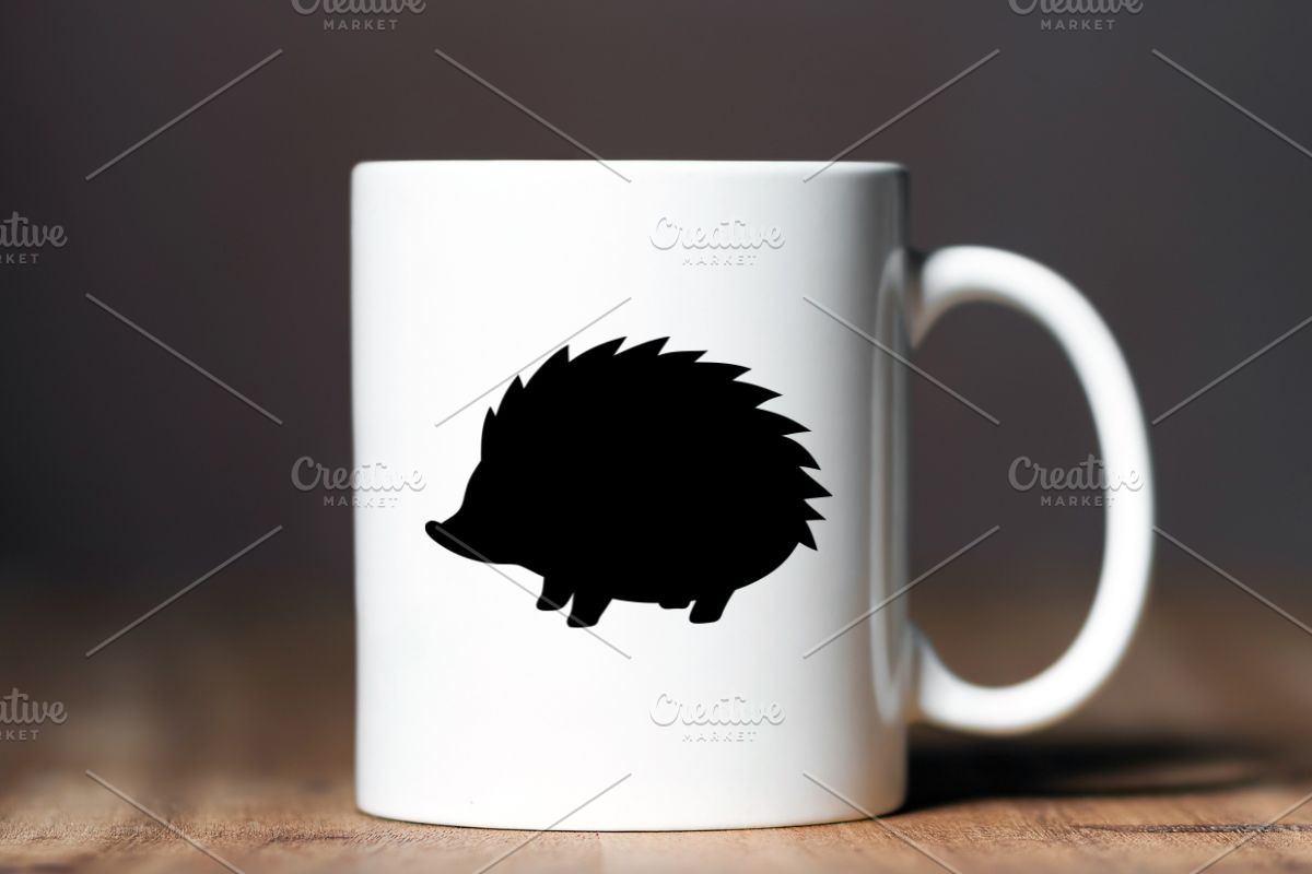 Hedgehog Silhouette SVG, an Animal Illustration by newminddesign (Photo 10 of 10)