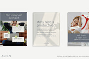 Spiritual Wellness Social Media Kit, a Social Media Template by CreativeWilderness (Thumbnail 7 of 11)