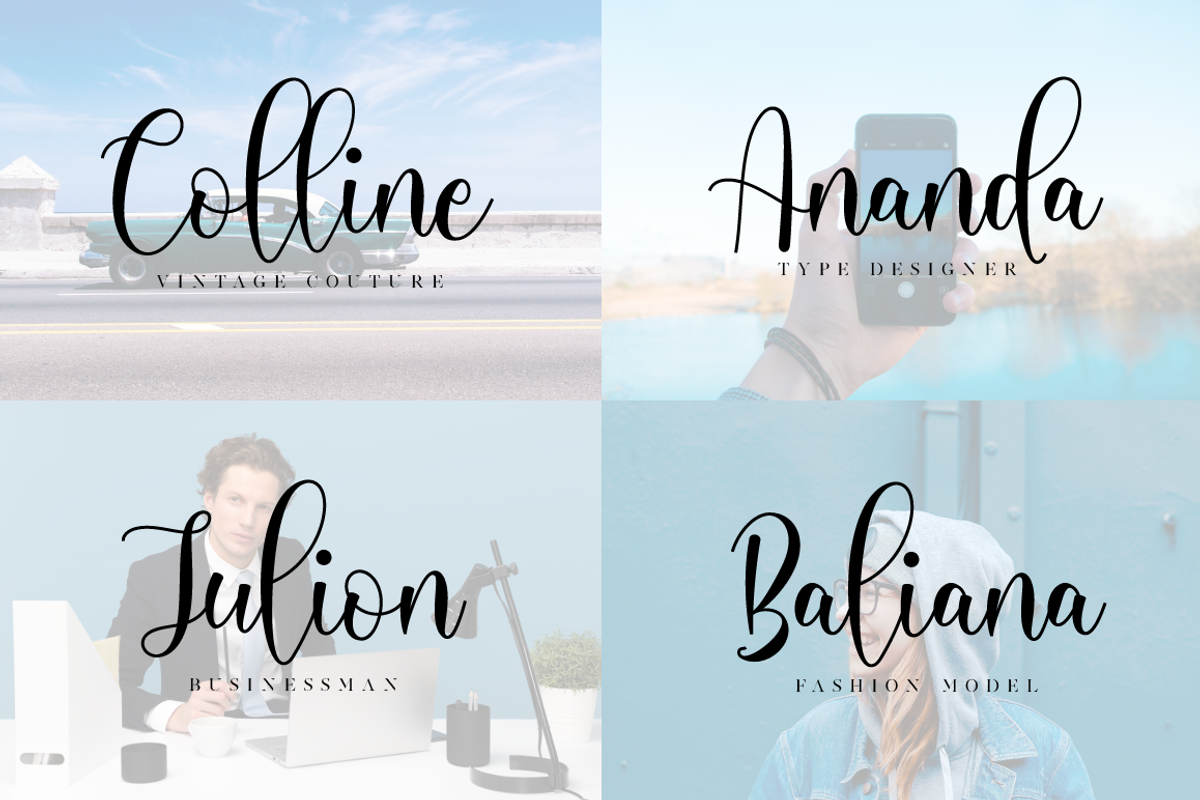 Michalina // Elegant Font Script preview 2