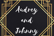 Art Deco Wedding Invitations, an Invitation Template by Millusti (Thumbnail 2 of 4)