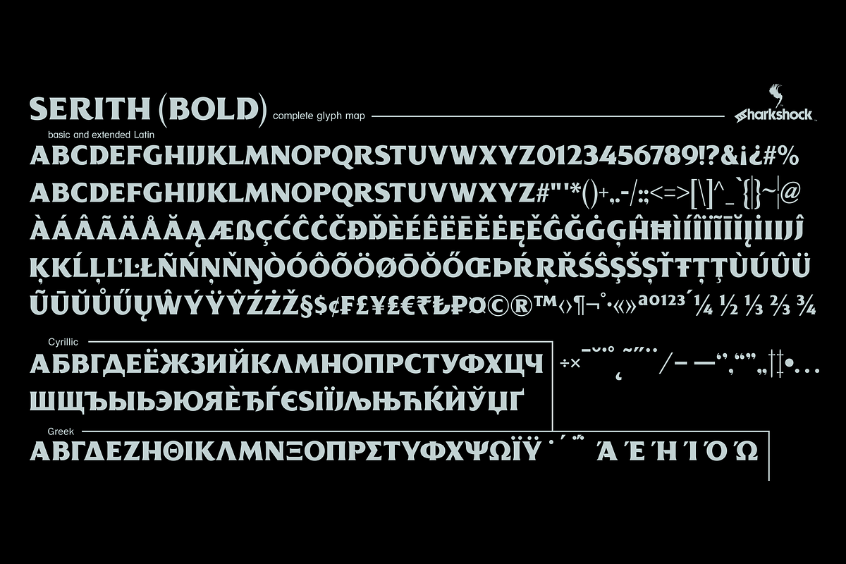 Serith, a Serif Font by Sharkshock (Photo 6 of 7)