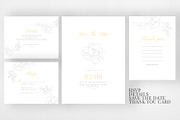 Elegant Floral Wedding Suite, an Invitation Template by Azka Creative (Thumbnail 3 of 5)