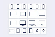 20 Minimalist & Flat Devices Mockups, an iPhone Mockup by Asylab (Thumbnail 11 of 97)