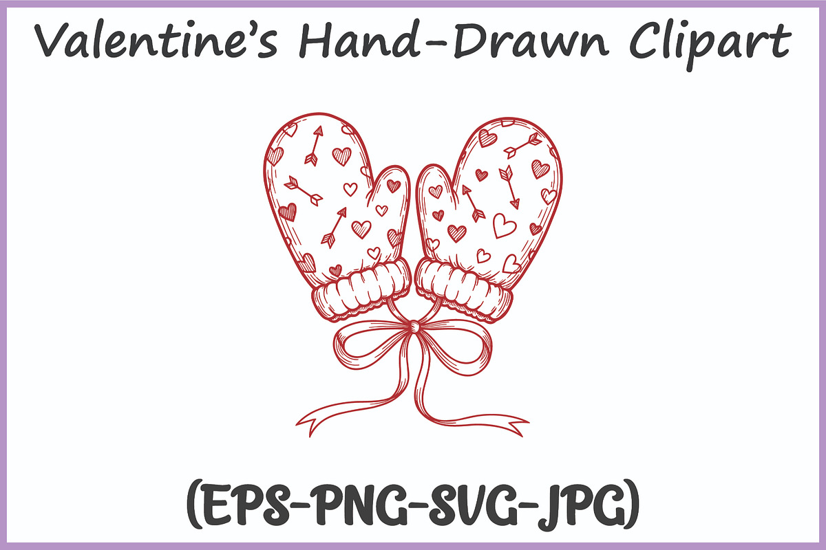 Whimsical Hand-Drawn Valentine SVG, a Seasonal Illustration by Gfx Expert Team (Photo 10 of 15)