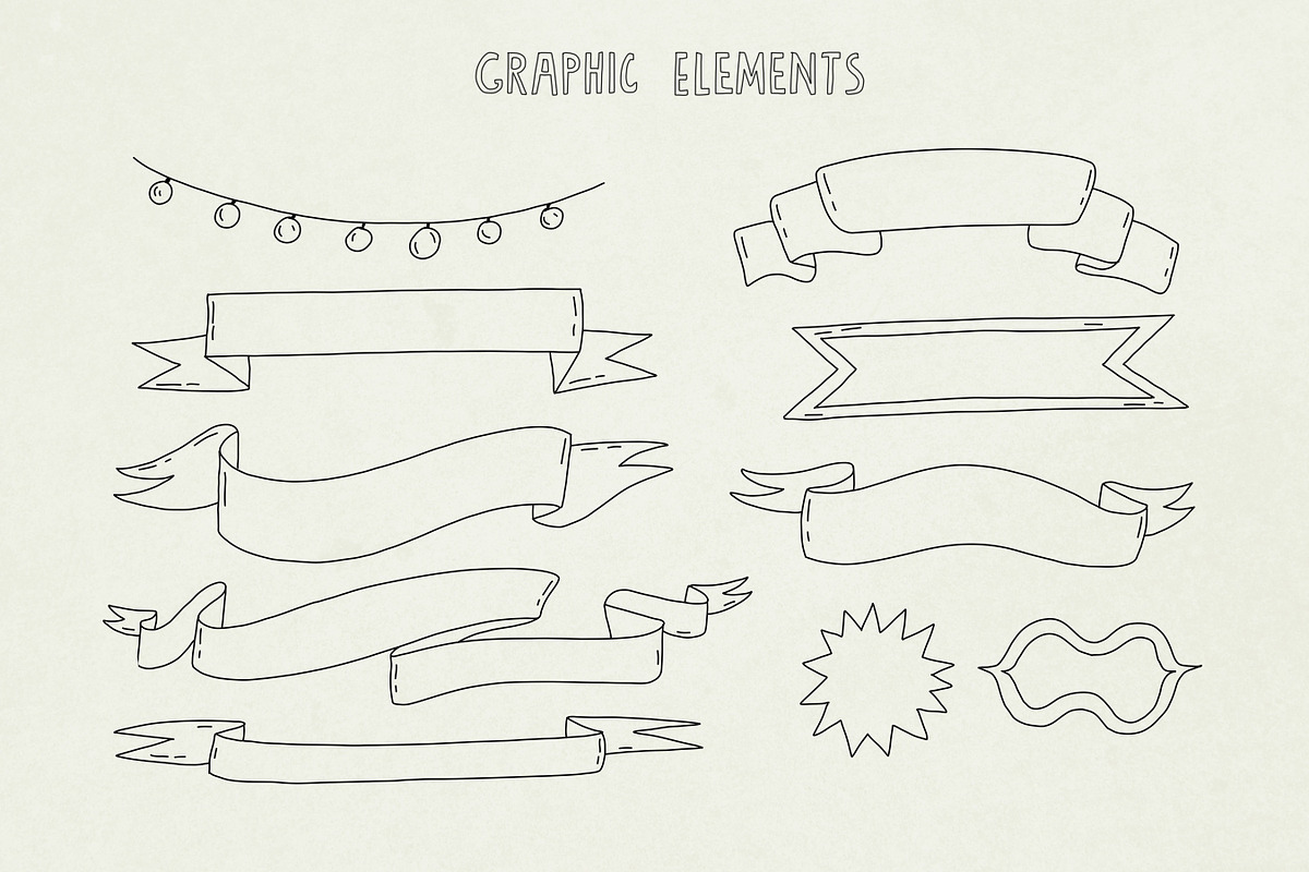 Hand Drawn 186 Wedding elements, an Outline Icon by Sasha Mitkalova (Photo 6 of 10)