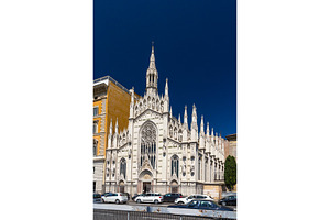 Chiesa del Sacro Cuore del Suffragio in Rome, Italy, an Architecture Photo by Leonid Andronov