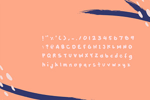 Brush It On! A Handwritten Font