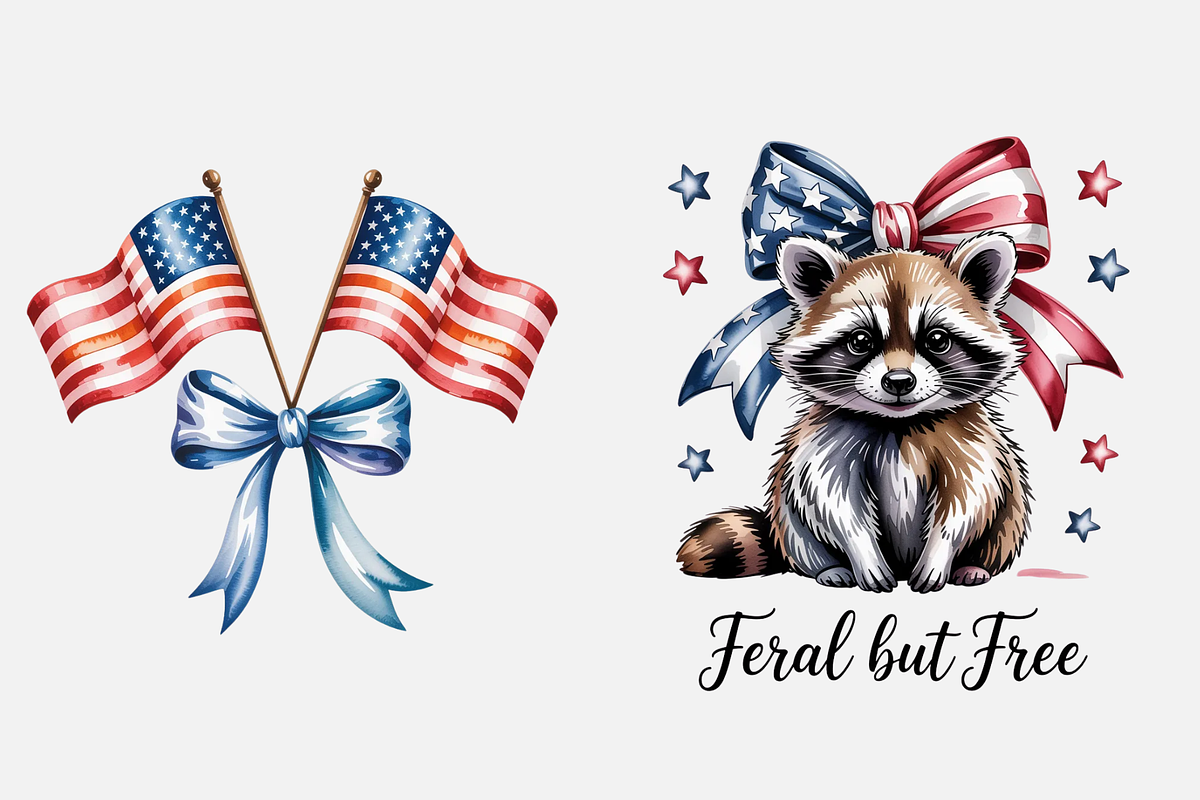 Patriotic 4th of July Sublimation, a Decorative Illustration by Milano Creative (Photo 4 of 4)