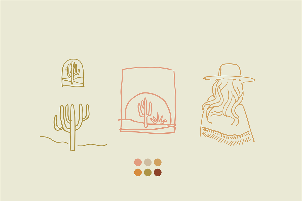 Cactus Vibes Icon Pack, a Graphic by MEG BURK CHOI (Photo 2 of 2)