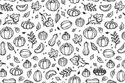 Pumpkins Seamless Patterns, a Pattern Graphic by AllNikArt (Thumbnail 2 of 6)