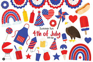 4th of July Clip Art