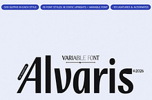 Alvaris – High Contrast Sans Font