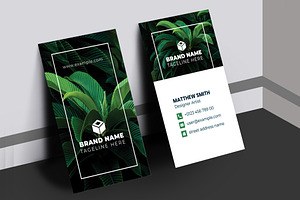 Botanical Business Card Design