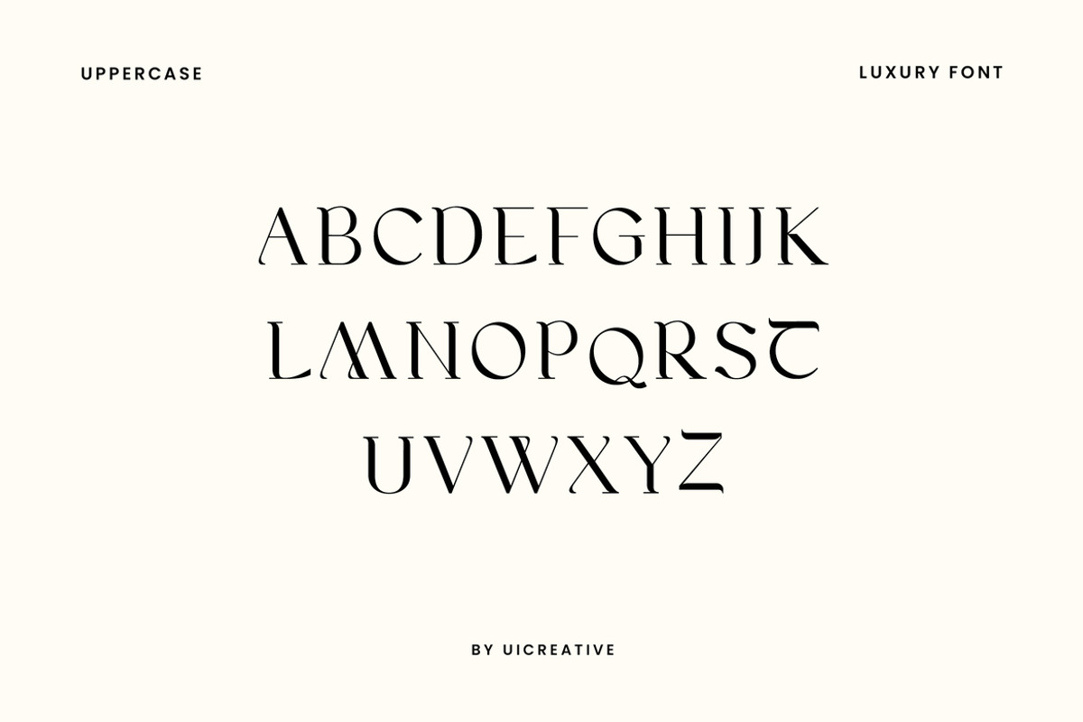 Aishwarya Luxury Serif Font, a Serif Font by UICreative (Photo 8 of 12)