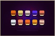 Aurous - Text Styles for Illustrator, a Layer Style Add-On by Vector Galore (Thumbnail 3 of 5)