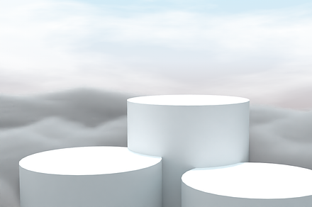 3D Display Podium Clouds 26041035, a Scene 3D Model by ridho.3d