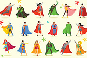 50%OFF!Super set with 50 SUPERHEROES, a Person Illustration by Virinaflora (Thumbnail 5 of 5)