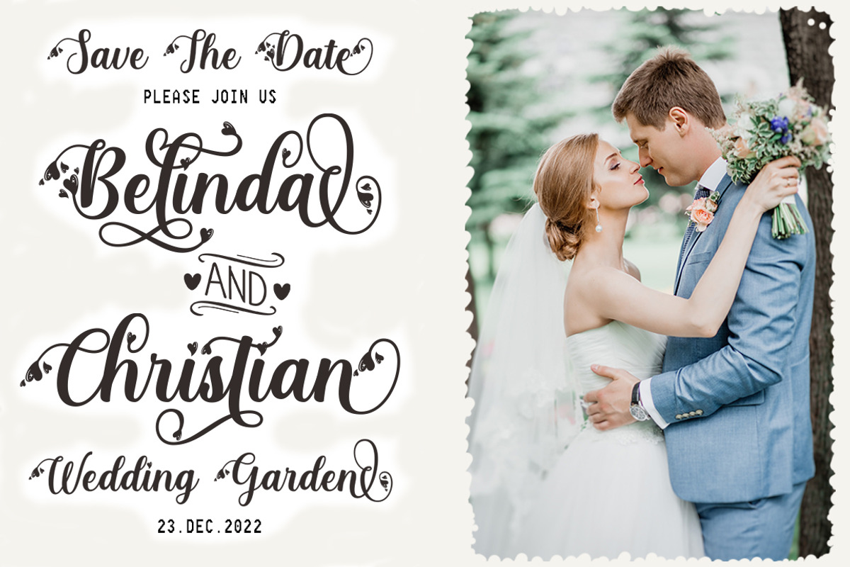 Beuty Golden, a Script Font by Straight.co (Photo 4 of 8)