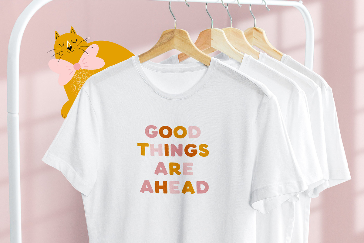 Ginger cat | Hand-drawn sans, a Sans Serif Font by AngelinaKovel (Photo 7 of 13)