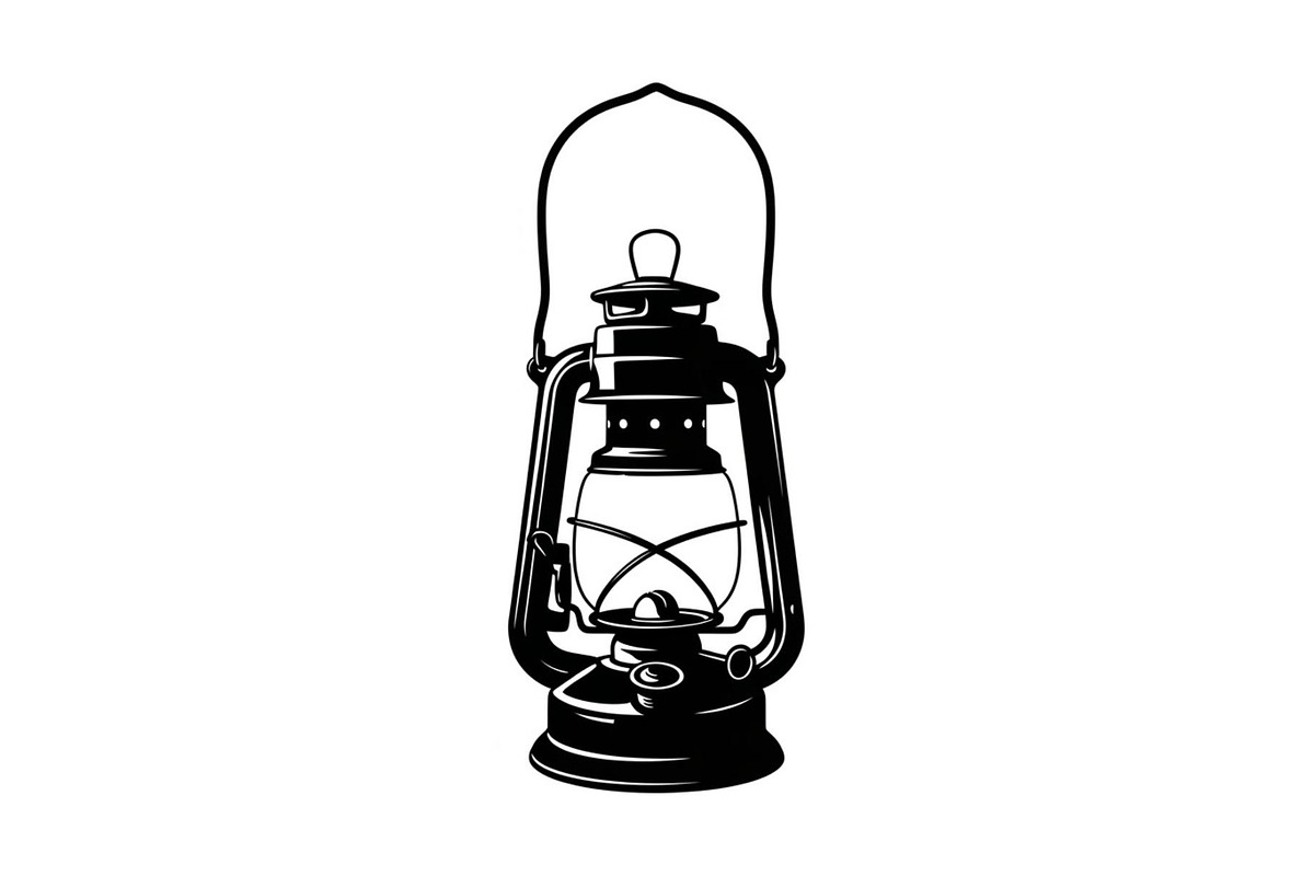 Vintage Oil Lantern Silhouettes, a Graphic by hafijul (Photo 4 of 14)