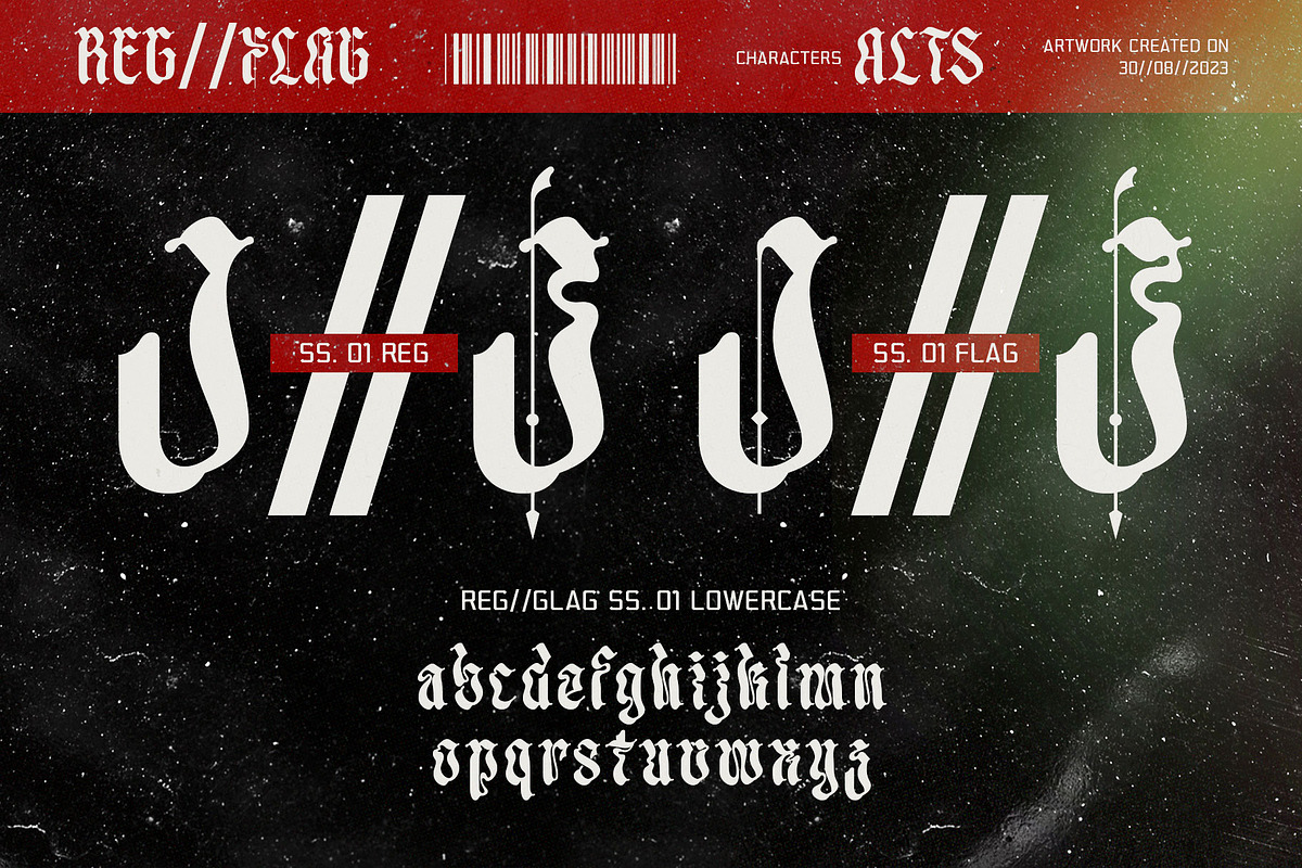Metal Soup Blackletter Typeface, a Blackletter Font by alit design (Photo 8 of 20)