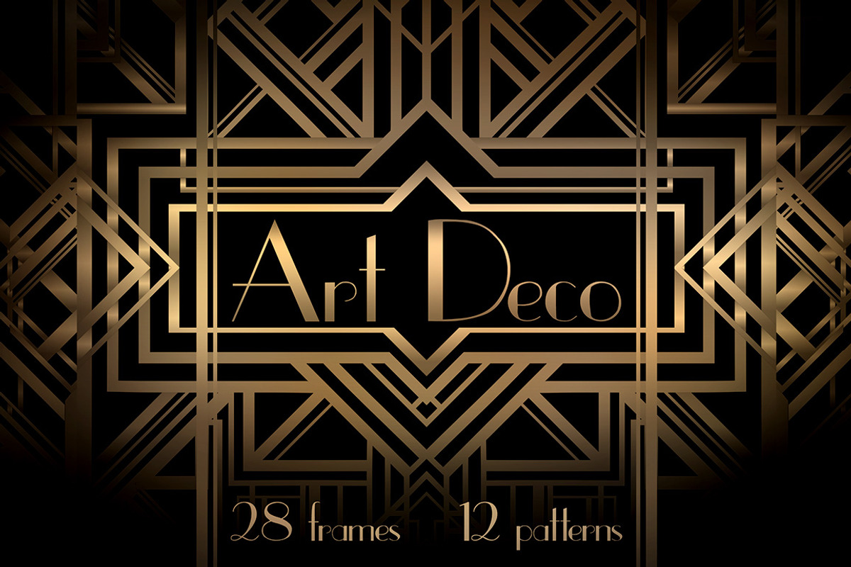 Art Deco Frames and Patterns