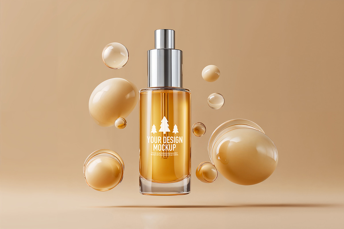 Elegant cosmetic product mockup, a Packaging Mockup by OSORIOartist