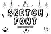 Doodle Pals - Sketchy Display Font, a Handwritten Font by KiddoGlyphs Studio (Thumbnail 2 of 5)