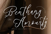 Benthany Amourty Modern Calligraphy, a Script Font by Letterena Studios Script (Thumbnail 1 of 15)