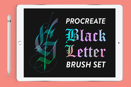 Procreate | Blackbletter Brush Set