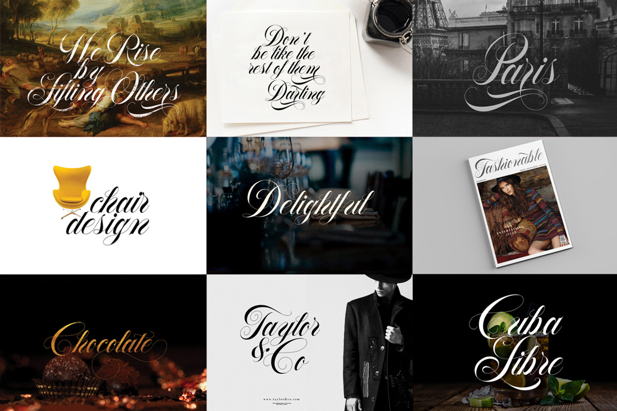 Flourish Typeface preview 5