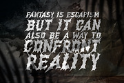 Illusion Seeker Metal Blackletter, a Blackletter Font by dansdesign (Thumbnail 6 of 12)