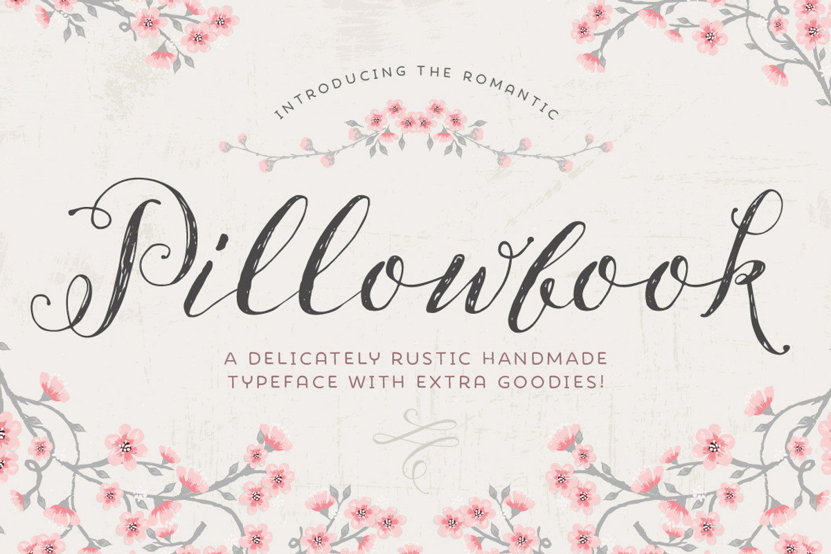 Pillowbook typeface + Extras!