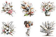 watercolor autumn clipart set, a Seasonal Illustration by CreationArt (Thumbnail 4 of 5)