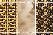 Golden Houf Of Fall Patterns, a Pattern Graphic by PeDe Designs (Thumbnail 5 of 10)