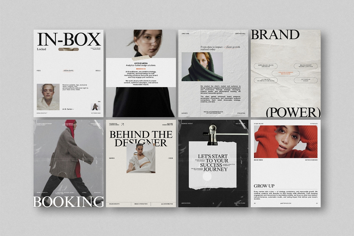 ZUNO | Instagram Post & Story (I), a Social Media Template by The Aesthetic Studio (Photo 3 of 10)