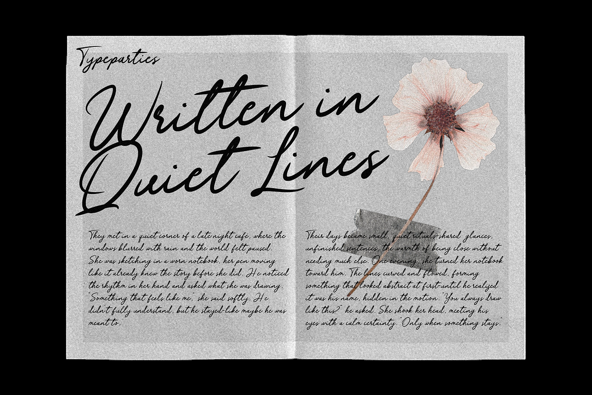 Mailyard - Script Font, a Script Font by Typeparties (Photo 7 of 8)