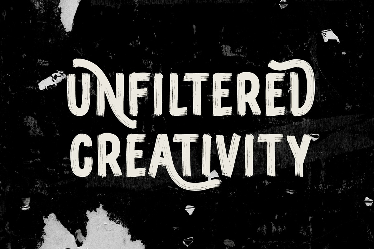 Linehard – Bold Brush Display Font, a Handwritten Font by overlaytemplates (Photo 3 of 5)